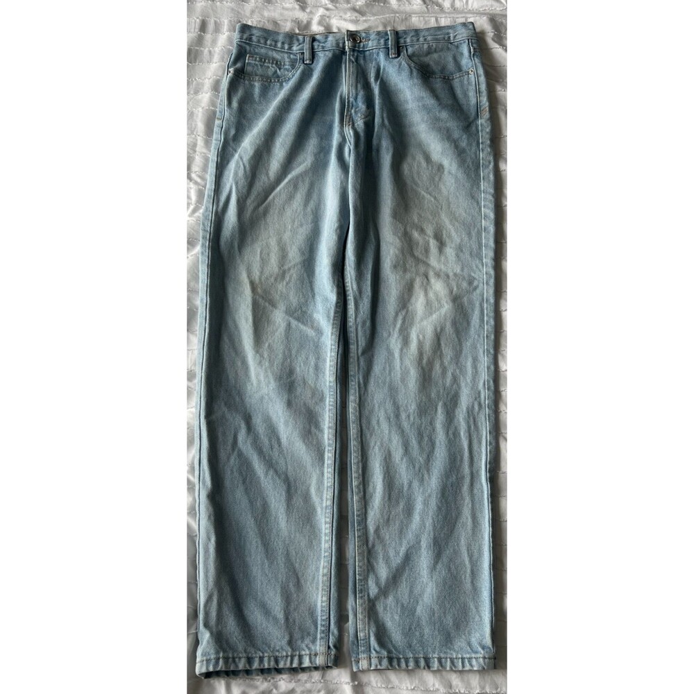 BDG Urban Outfitters Vintage Slim Fit Jeans 32x32 Light Wash Blue Straight Denim
